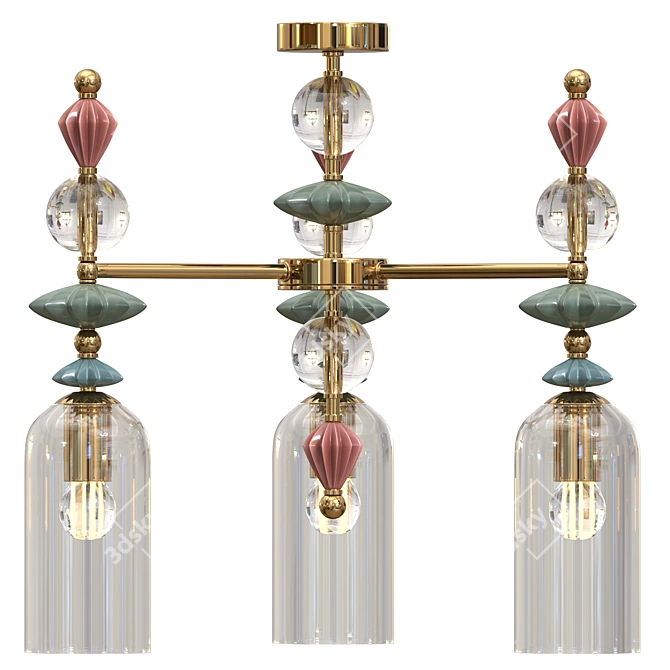 Elegant Odeon Light Bizet 4855 Chandelier 3D model image 2