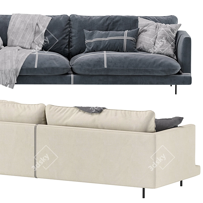 Lema Cloud 2013 Modern Sofa 3D model image 6