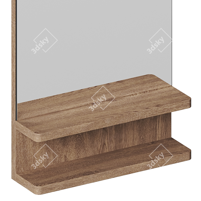 Astora Modern Wall Mirror 3D model image 3