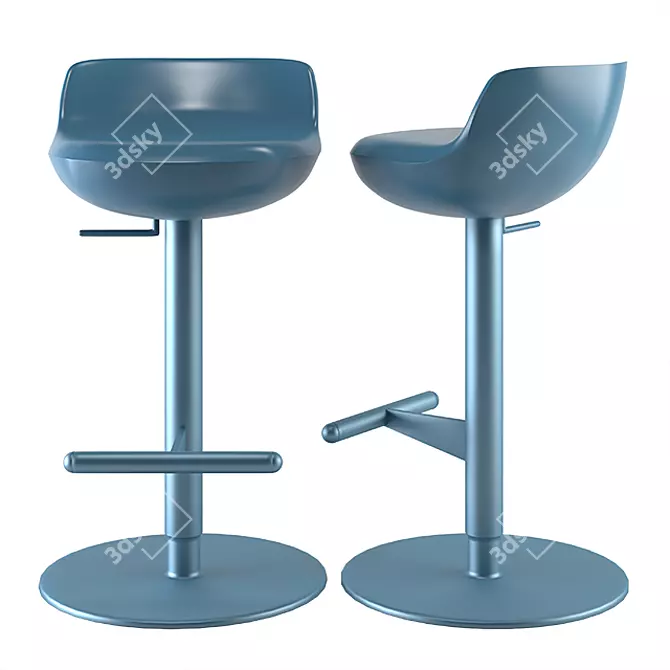 Elegant Comfort Stool: TULIJ 3D model image 1