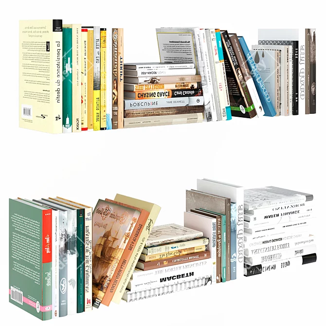 Ultimate Book Collection: Model Parts, Units, Polys & More 3D model image 3