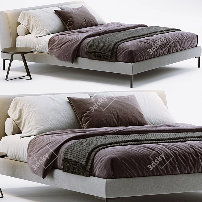 The Picasso Sofa Bed: Modern Art in Furniture 3D model image 1