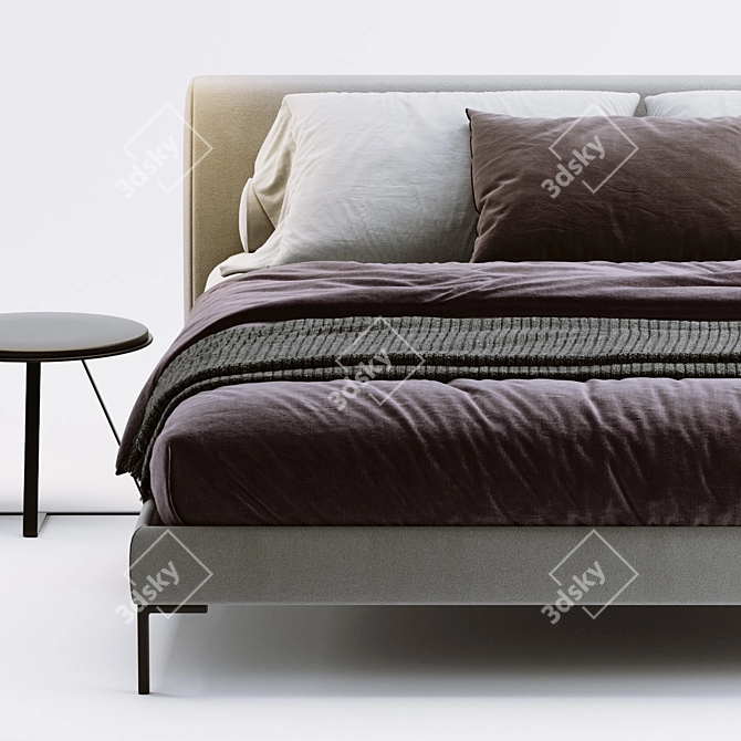 The Picasso Sofa Bed: Modern Art in Furniture 3D model image 2