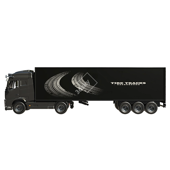 Powerful 2015 Volvo FH16 3D model image 4