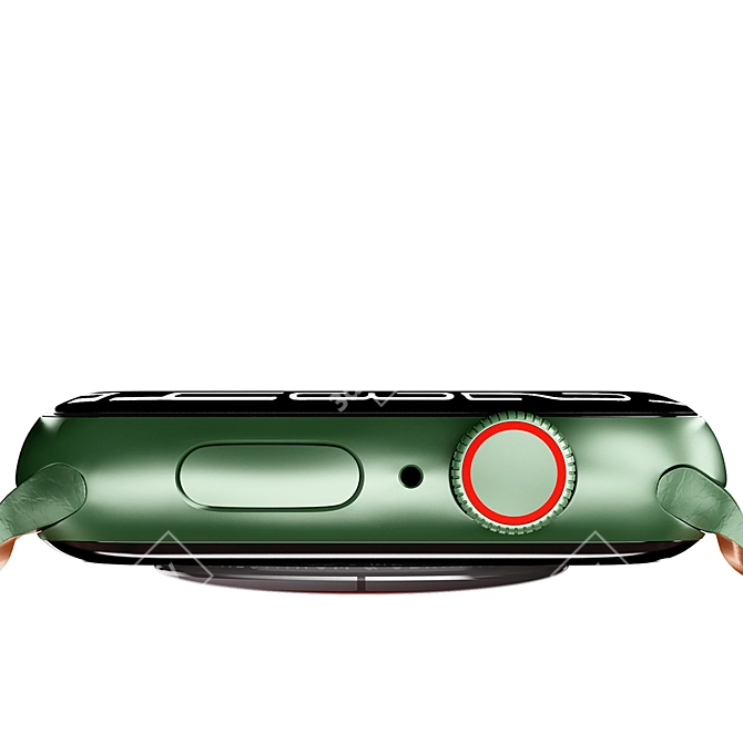 High-Res Apple Watch Series 7 3D model image 10