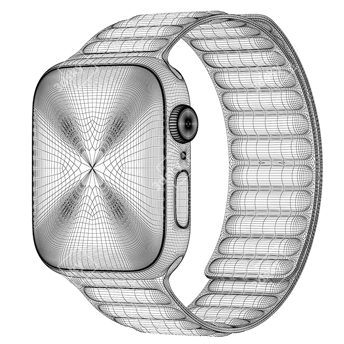 High-Res Apple Watch Series 7 3D model image 11