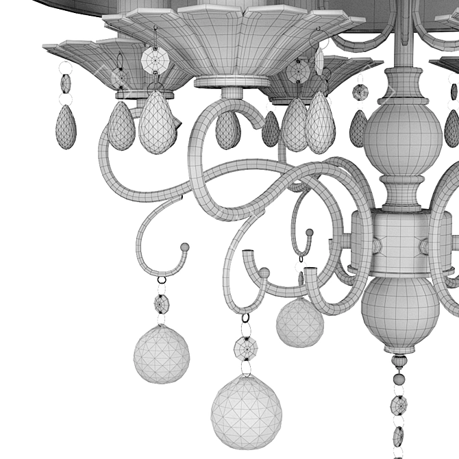 Ethereal Mist Crystal 3D model image 4