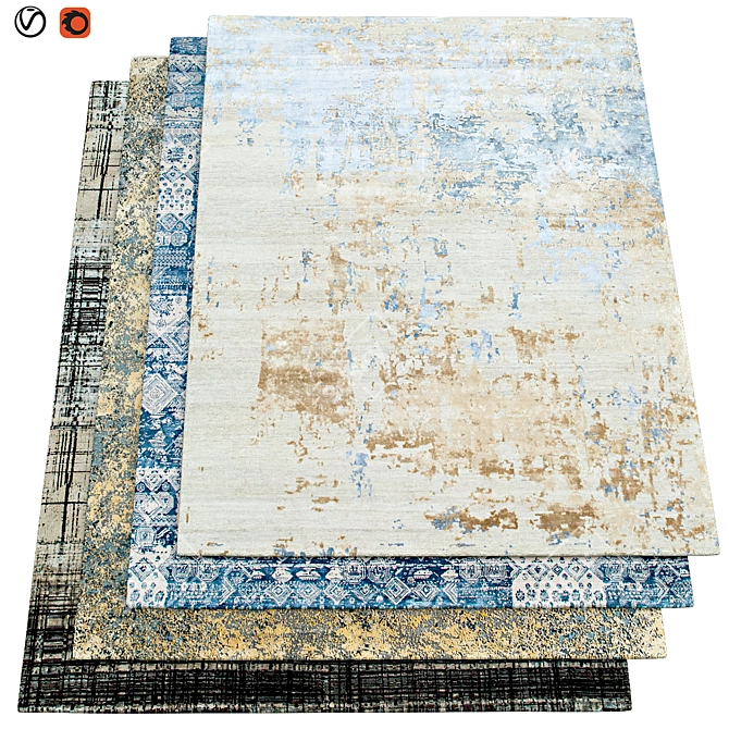 Premium Textured Carpets | 200x300cm 3D model image 1