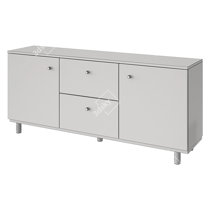 Title: Ersnäs Scandinavian Sideboard 3D model image 3