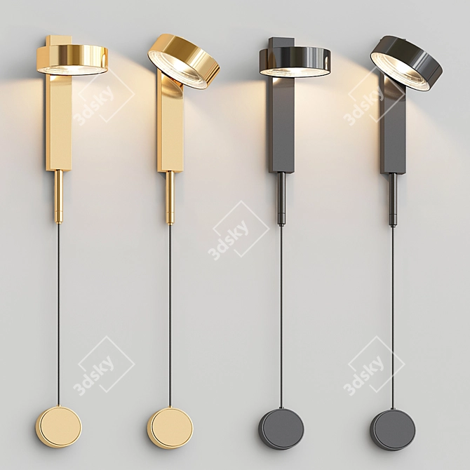 Denzil Teco Lamp: Modern Minimalist Lighting 3D model image 3