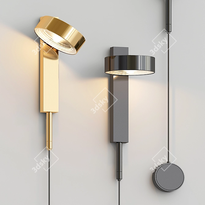 Denzil Teco Lamp: Modern Minimalist Lighting 3D model image 4