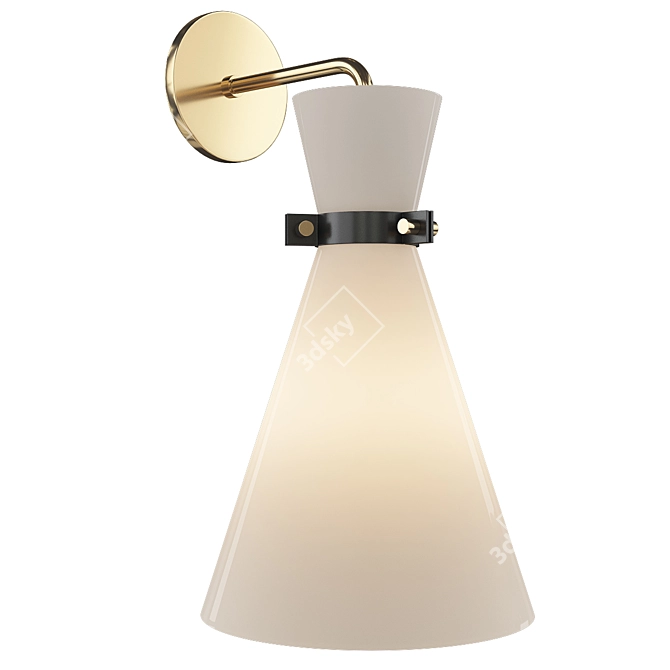 Elegant Mitzi Julia Wall Sconce 3D model image 1