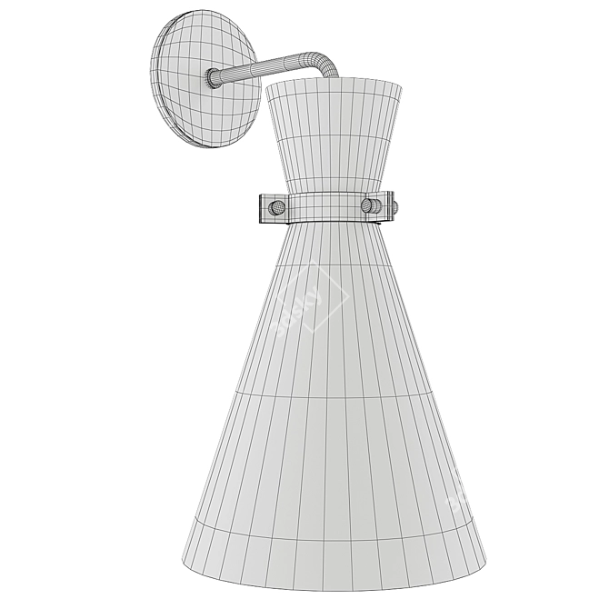 Elegant Mitzi Julia Wall Sconce 3D model image 2