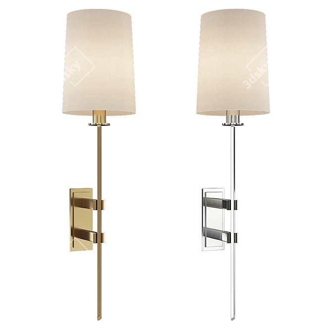  Elegant Hudson Valley Fredonia Wall Sconce 3D model image 1