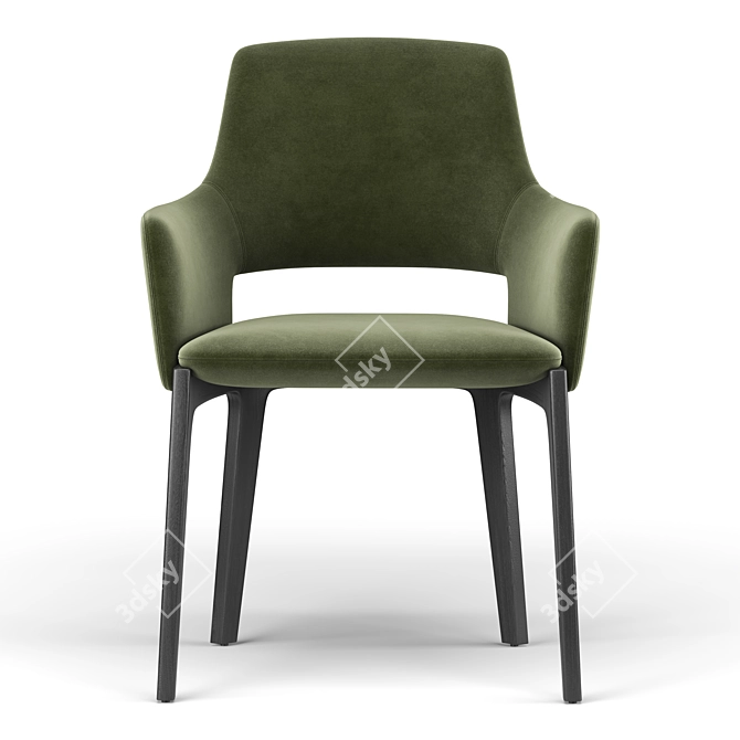 Sleek Devon Chair 2013 3D model image 3