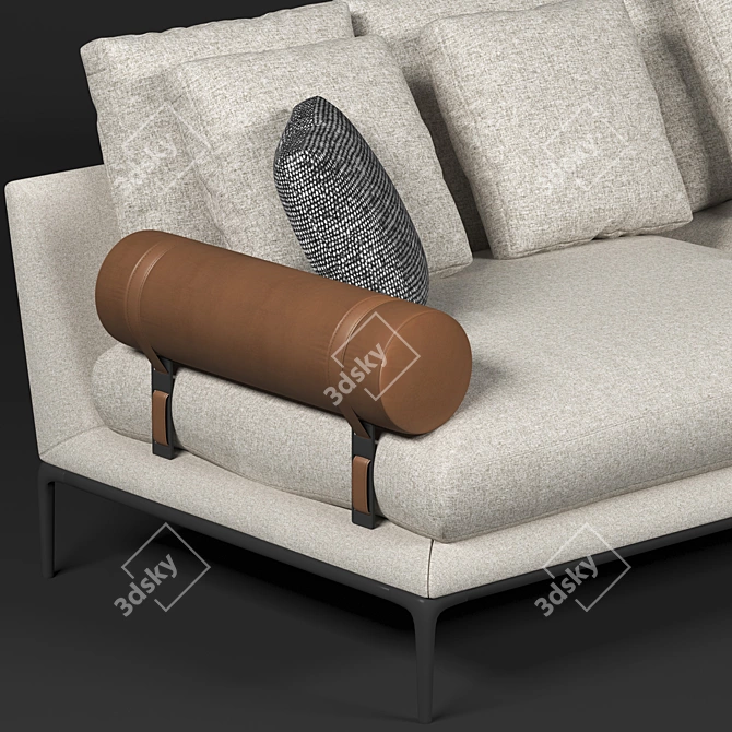 Elegant B&B Atoll Sofa: Luxurious Comfort 3D model image 3