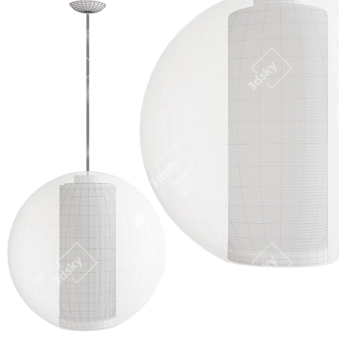 Modern Illumination: Bel Occhio Pendant Light 3D model image 2