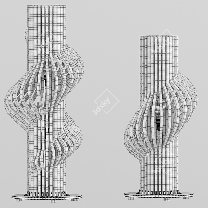 Parametric Floor Light 3D model image 9