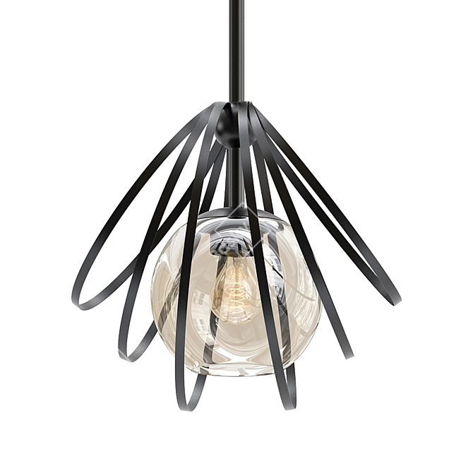 Kerti Pendant: Elegant Lighting Solution 3D model image 1