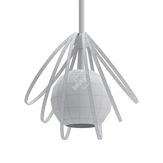 Kerti Pendant: Elegant Lighting Solution 3D model image 2