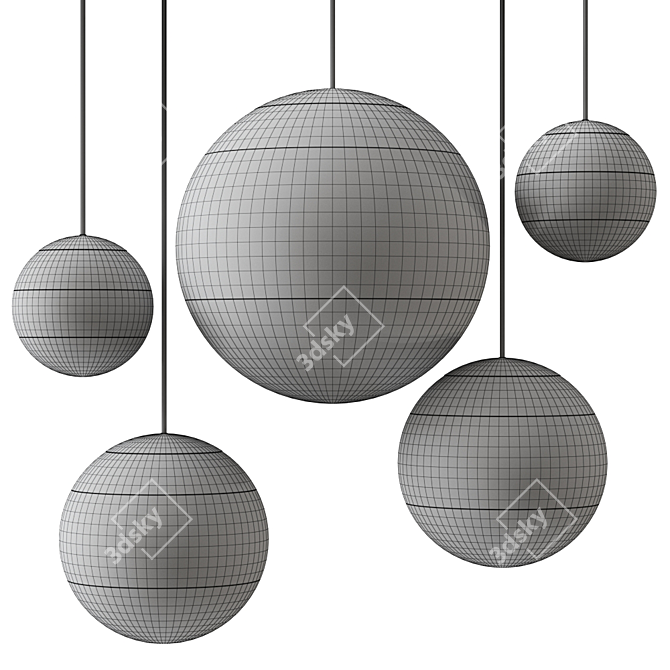 Marset Dipping Light Suspension Lamp 3D model image 2