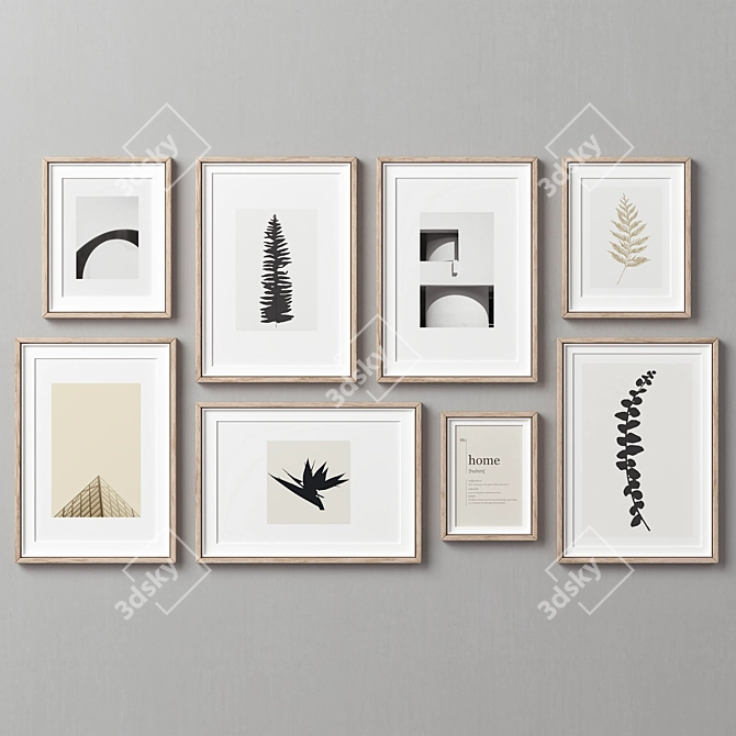 Modern Frame Collection - Set of 8 Styles 3D model image 4