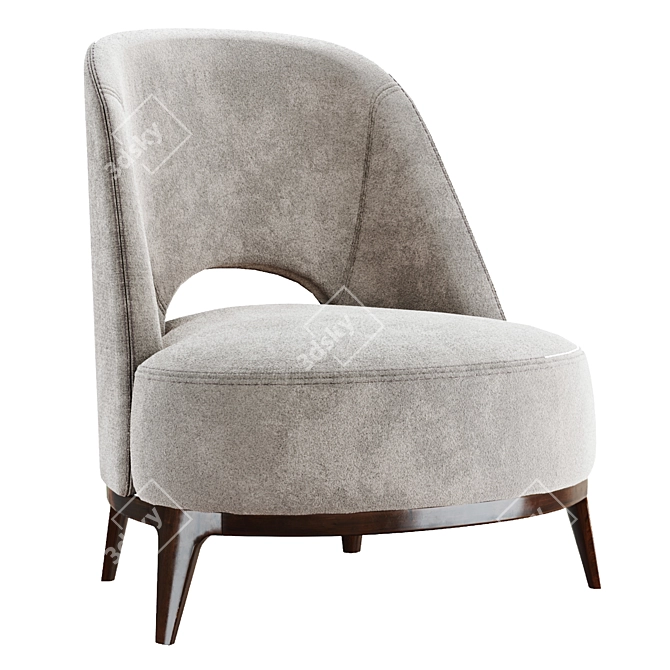 Elegant Ermione Sofa: Stylish Flexform Design 3D model image 1