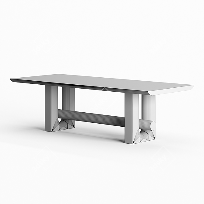 Illusory Elegance Mirage Table 3D model image 2