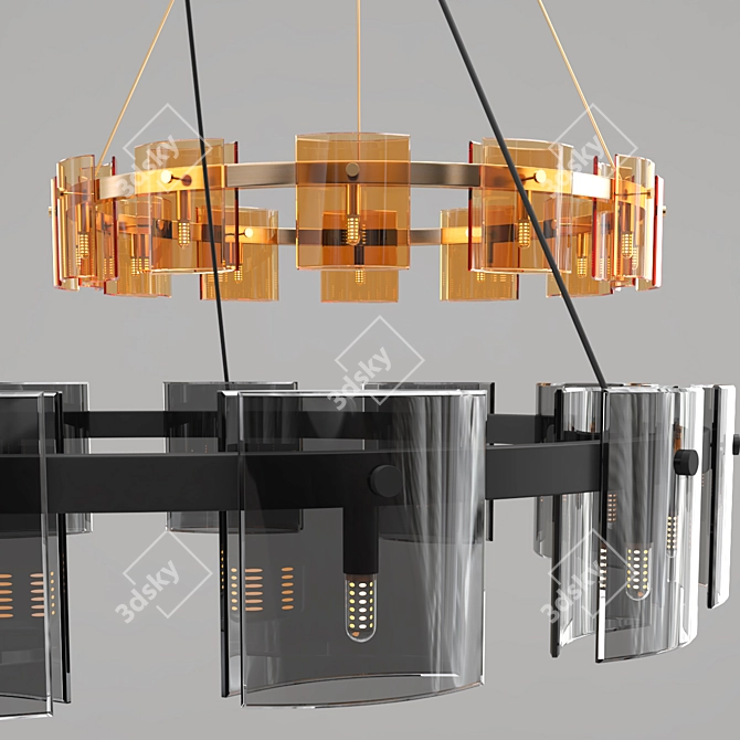 Sleek JANICE Design Lamps 3D model image 2