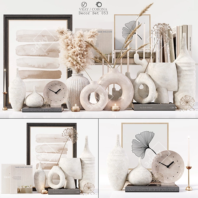 Luxury Decor Set 053: Exquisite 3D Models. 3D model image 1