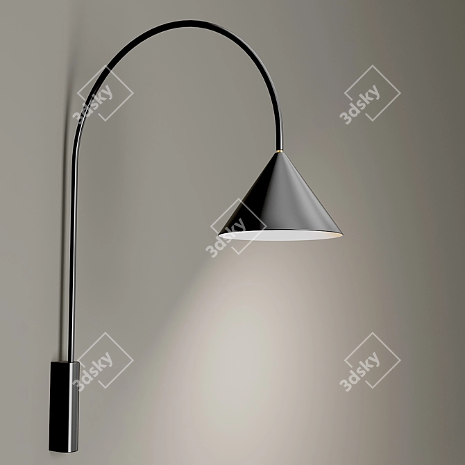 Contemporary Miniforms Ozz Wall Lamp 3D model image 2