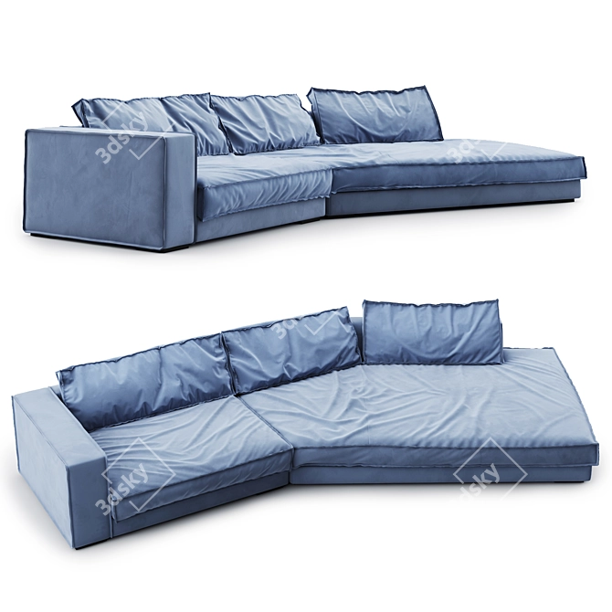 Baxter Budapest Soft Sofa 3D model image 2