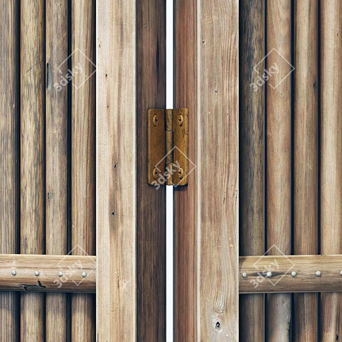 Decorative Straight Branch Screen - No.1 3D model image 4