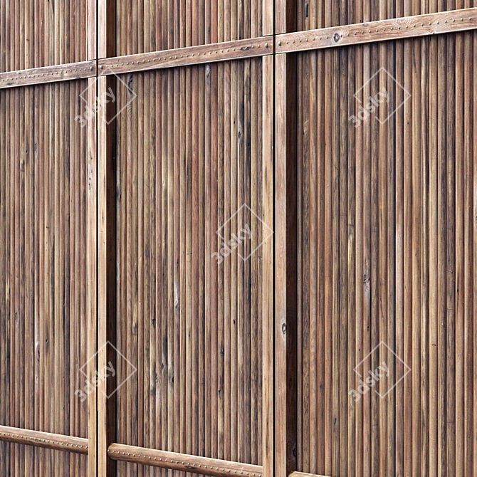 Decorative Straight Branch Screen - No.1 3D model image 5