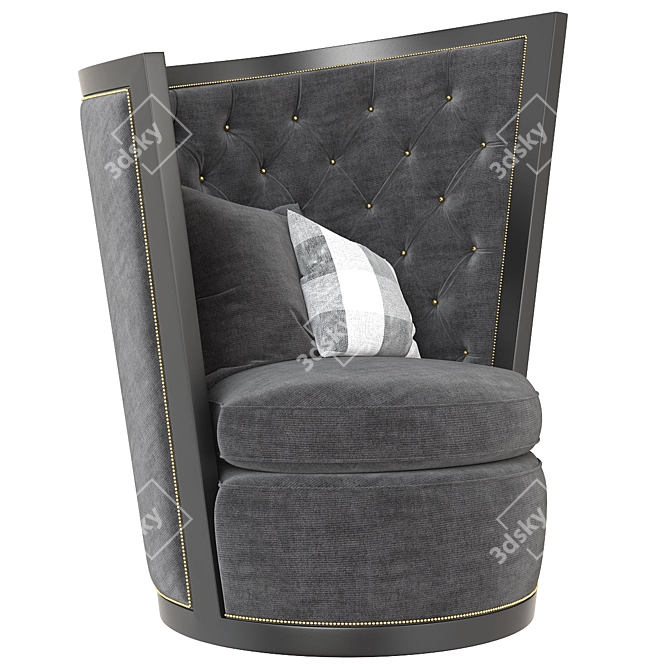 Calypso Chair: The Perfect Statement Piece 3D model image 1