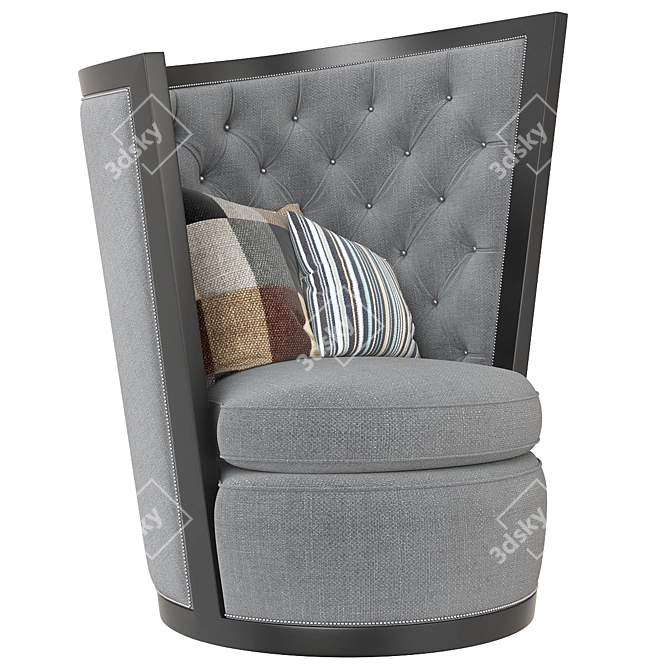 Calypso Chair: The Perfect Statement Piece 3D model image 2