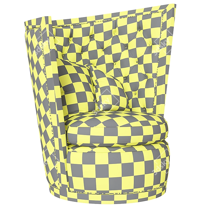 Calypso Chair: The Perfect Statement Piece 3D model image 7