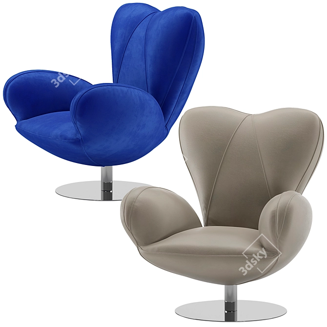 Heartbreaker Armchair: Stylish, Comfortable & Elegant 3D model image 6