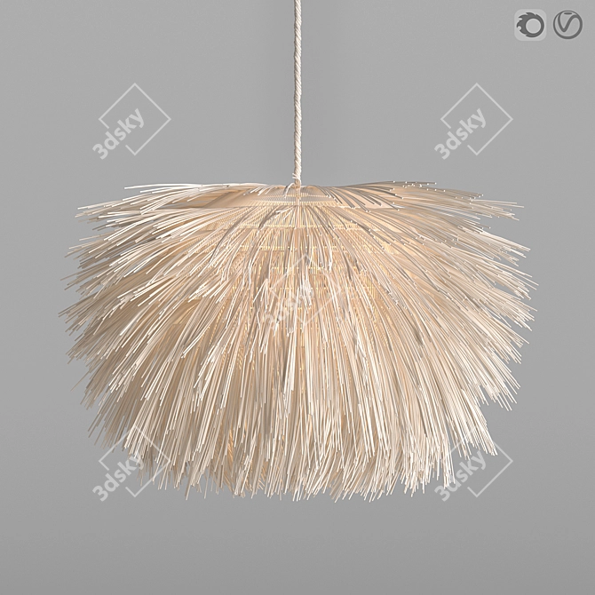 Sleek Soleste Pendant | Restoration Hardware 3D model image 1