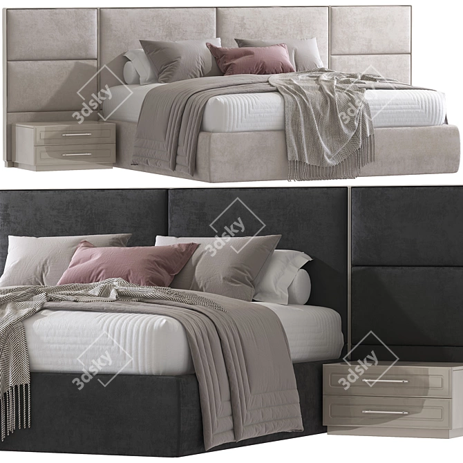 Milan Beds 2 - Modern and Stylish Mattress Collection 3D model image 3