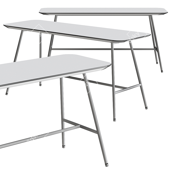 Modern Dutch Design: Holland Console 3D model image 2