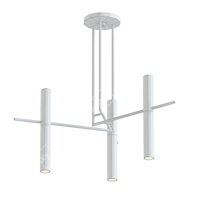 Elegant Hudson Valley Chandelier 3D model image 2