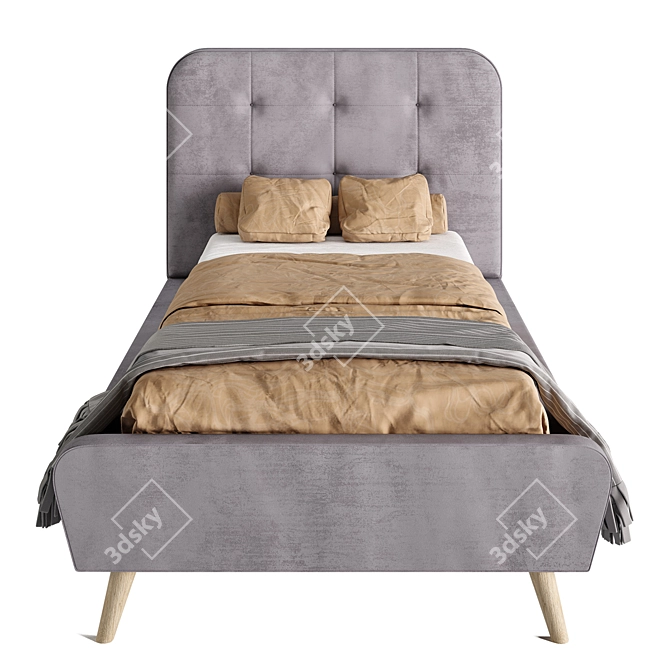 Tiffany 90 Signal Meble Bed - Stylish and Versatile 3D model image 4