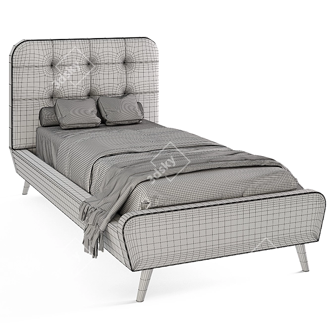 Tiffany 90 Signal Meble Bed - Stylish and Versatile 3D model image 7