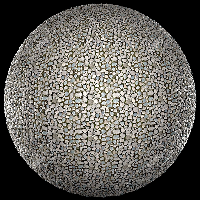 PBR 4k Metal Pavement Scan 3D model image 6