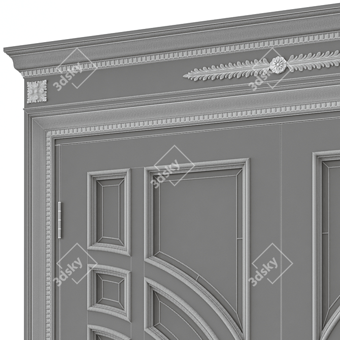 Modern Interior Door: 3dsmax + FBX 3D model image 5