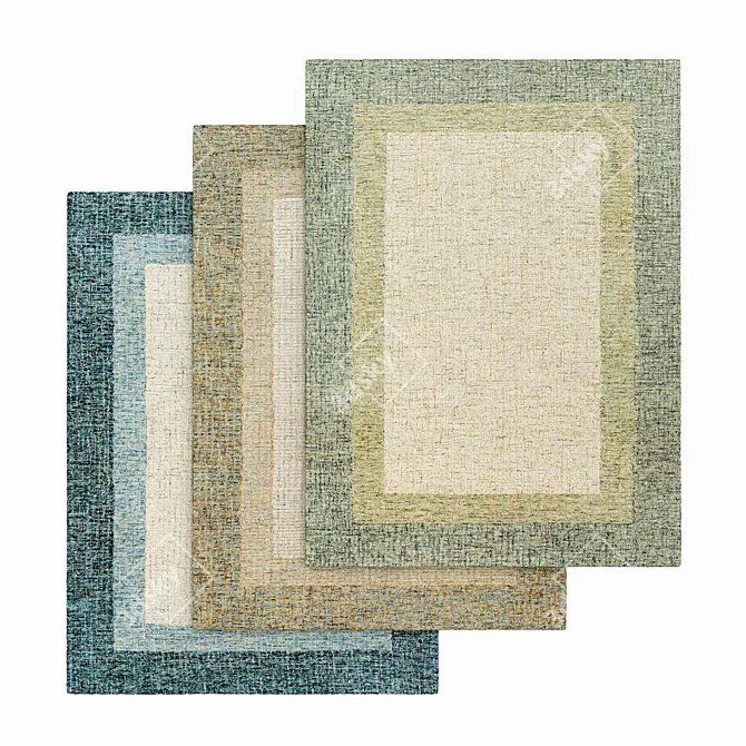 Elegant Elena Rug: Luxurious 2015 Design 3D model image 4