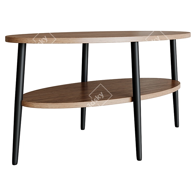 California Furniture Coffee Table 90x48x60 cm 3D model image 1