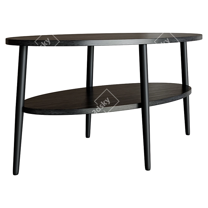 California Furniture Coffee Table 90x48x60 cm 3D model image 2