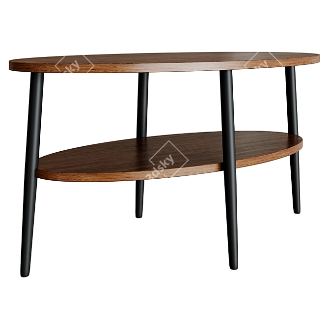 California Furniture Coffee Table 90x48x60 cm 3D model image 4